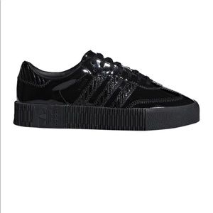 **Brand new** Samba By Adidas leather Patent Black